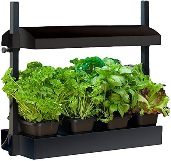 SunBlaster SL1600198 T5HO Micro T5 Grow Light Garden w/Reflector & 4 Seedling Trays for Flower, Herbs, and Veggie Seed Starting or Plant Propagation
