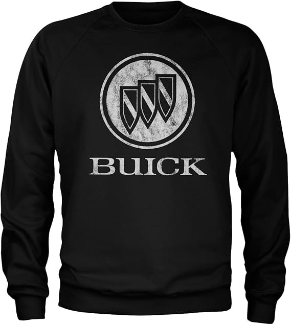 Buick Officially Licensed Distressed Logo Sweatshirt