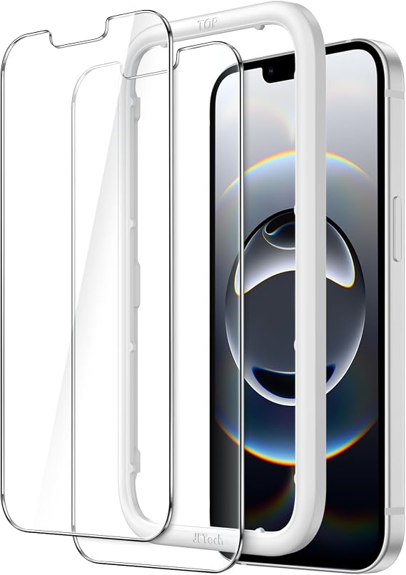 JETech Screen Protector for iPhone 13/13 Pro/17e 2 Pack