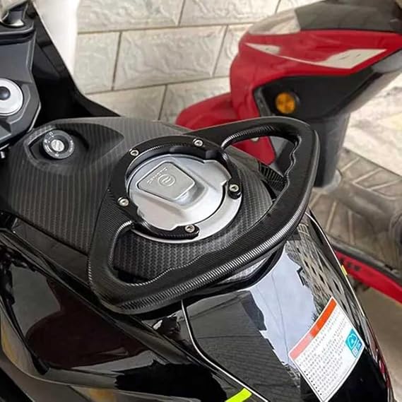 Rear Passenger Gas Tank Bar Fuel Tank Armrest Grab Bar Handlebar Hand Grip for 700CLX 250CLX 250SR 450SR 250NK 450NK 800NK 650NK 700MT 650MT 450MT 650GT 1250TR 800MT (Black)