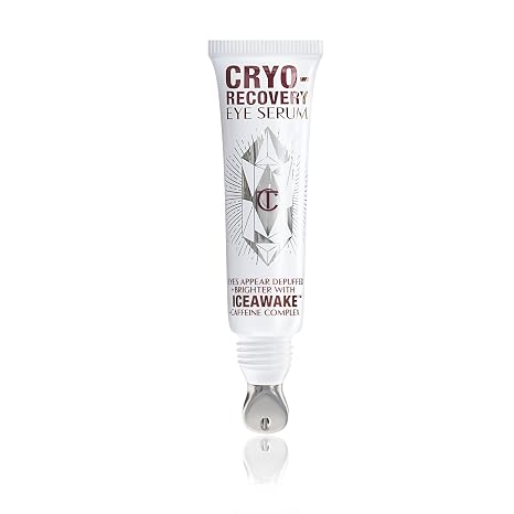 Charlotte Tilbury Cryo-Recovery Eye Serum - Cooling Dark Circles Treatment | Under Eye Treatment - Metal Applicator - For Fine Lines, Wrinkles & Puffiness - Infused with Caffeine to Boost Elasticity