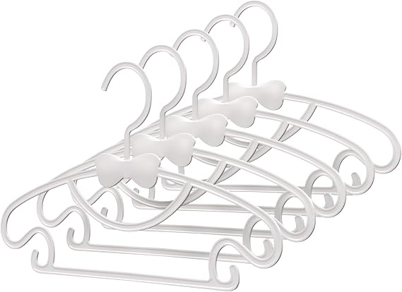 5pcs Cute Baby Plastic Clothes Hangers