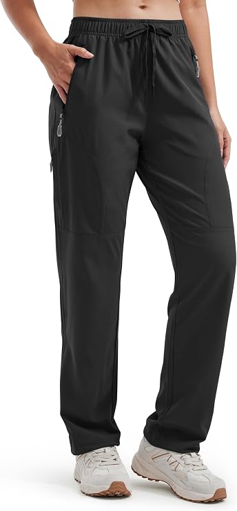 Libin Women's Hiking Pants Lightweight Quick Dry Cargo Pants Casual Safari Work Travel Outdoor Clothes