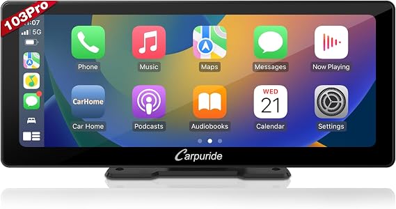 CARPURIDE W103 Pro CarPlay Display Android Car Bluetooth Transmission