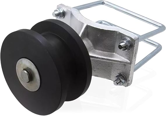 4" Cantilever Gate Roller with Square Post, 2" Chain Link Fence Gate Frame-Cantilever Gate Wheels Cantilever Slide Gates (Square) (Square)