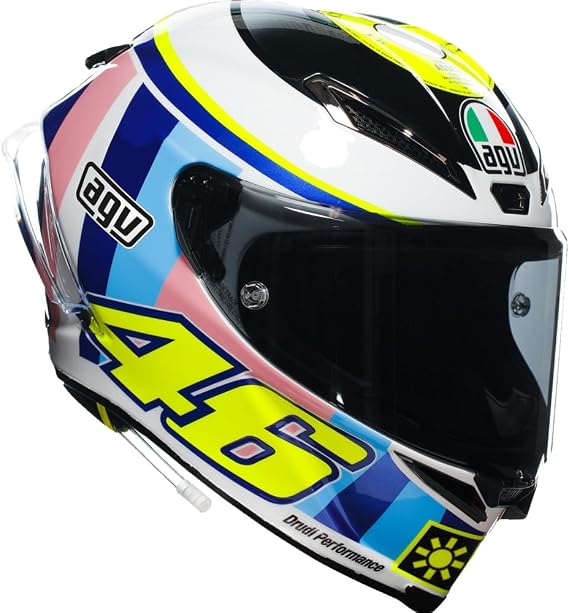 AGV Pista GP RR E2206 Assen 2007 Rossi Replica Motorcycle Crash Helmet (XXL)