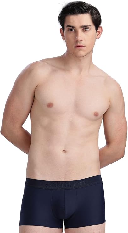 Calvin Klein CK Black-Micro Low Rise Trunks Blue Shadow L (36"-38")