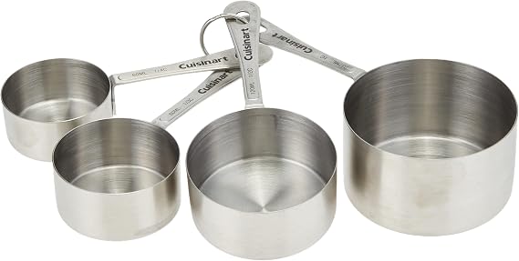 Cuisinart CTG-00-SMC Stainless Steel Measuring Cups, Set of 4