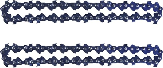 2-Pack Saw Chains for 4-Inch Chainsaw - 37 Drive Links Low-kickback Chain