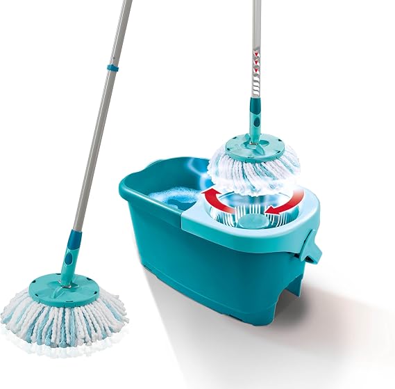 Leifheit Clean Twist Disc Mop Ergo with Drill Handle Mechanism