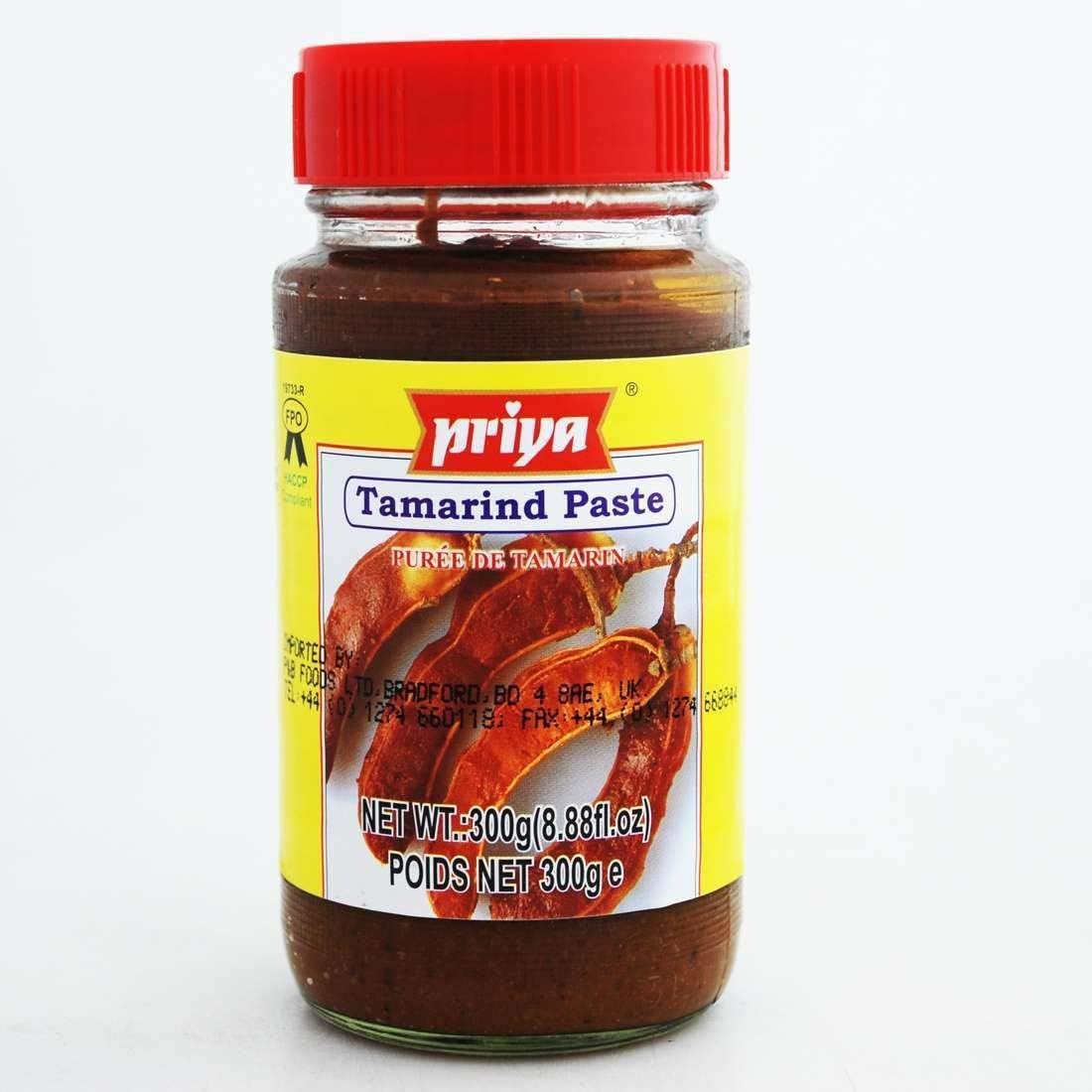 Priya - Tamarind Paste - Ideal for Thai Noodles and Indian Chicken Dishes - 300g Jar