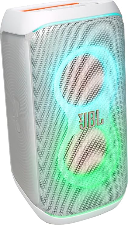 ExclusiveJBL PartyBox Club 120 Bluetooth Speaker/Wireless / 160W Output / IPX4 / Microphone Input/Guitar Input Included/White / JBLPBCLUB120SWJN