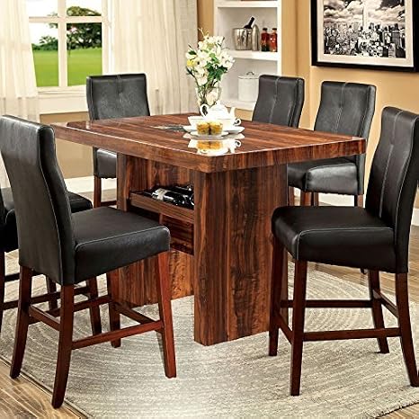 247SHOPATHOME dining-room-sets, 7-Piece, Vintage Cherry