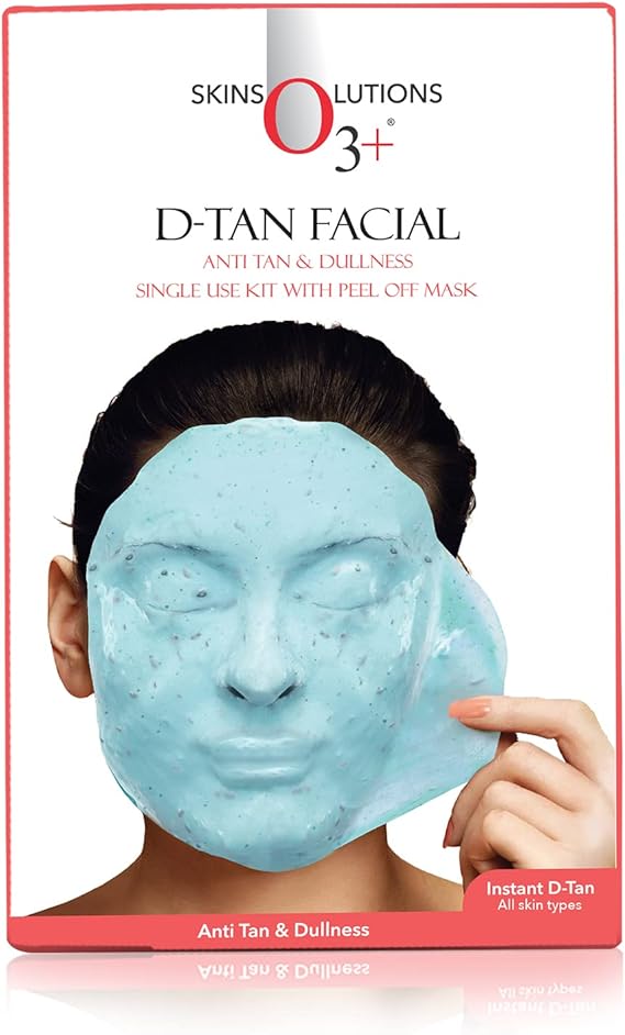 O3+ D-TAN Facial Kit for TAN Removal & Skin lightening 45g | Detan Facial Kit for TAN Removal KIT-234