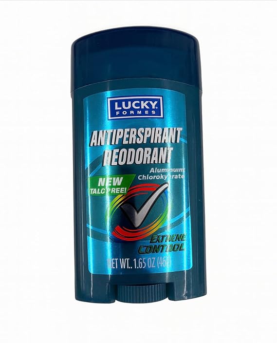 ANTIPERPIRANT DEODORANT UNISEX, Extreme Control, Talc-Free Formula, Aluminum Chlorohydrate, 1.65 oz
