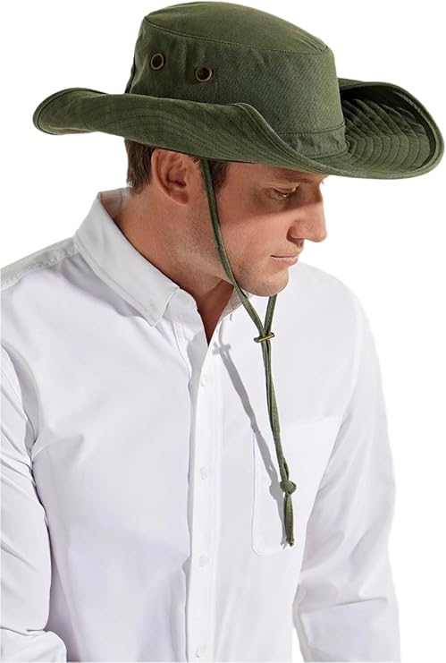Men's Cotton Hat - UPF 50+ Sun Protection - Charlie