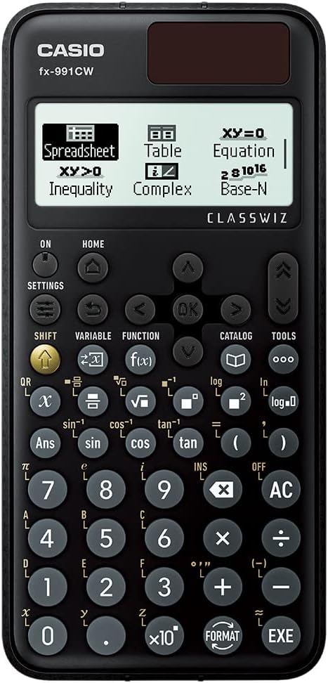 Casio FX-991CW Classwiz Non-Programmable Scientific Calculator