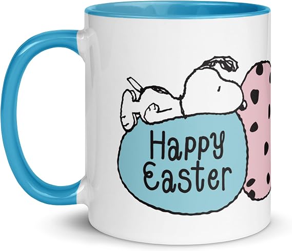 Peanuts Snoopy Easter Eggs Mug - Officially Licensed - 11 oz