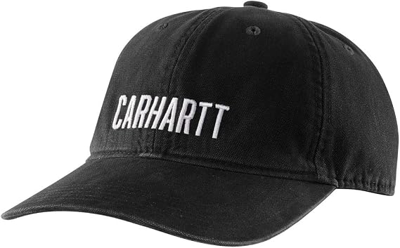 Carhartt Men's Canvas Block Logo Graphic Cap