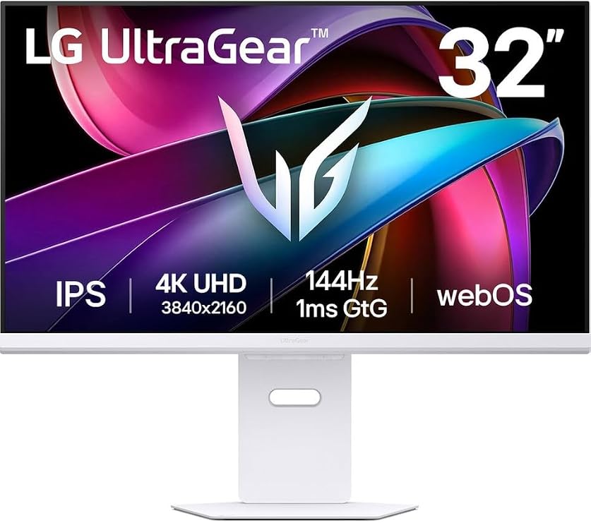 LG 32'' UltraGear G8s 32G810SA-B 144Hz 1Ms IPS UHD 4K AI Akıllı webOS Pivot Gaming Monitör