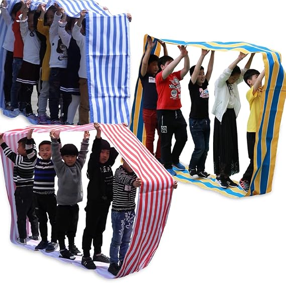 Team Building Activity Mat - Circular Mat for Teenagers Adults Relay Race, Kids Elementary School Field Day Group Teamwork Games, Church Rally, Gym Class Exercise, Family Reunion Fun