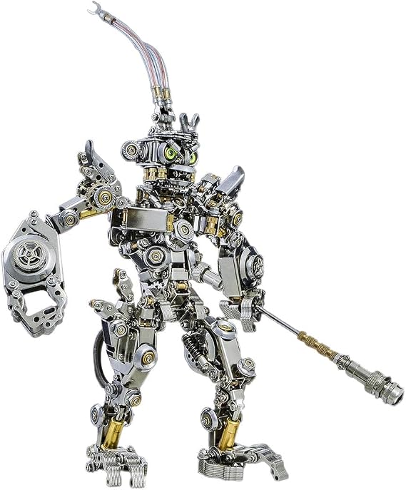 Metalkitor 3D Metal Puzzles for Adults, Monkey King Transforming Mech Model Kit Jigsaw - Steampunk DIY Ornament - Assembly Crafts Brain Teaser - Perfect Room Decor and Gift Choice (700+PCS)