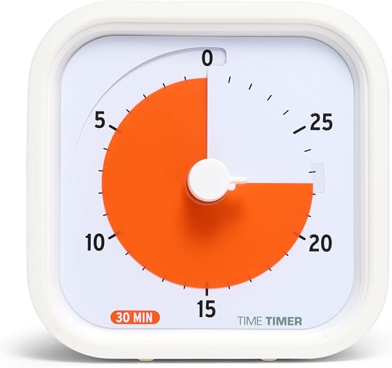 TIME TIMER Educational Edition Mod 30 Minutes - Visual Timer with Desktop Software for Kids Classroom Learning, Session Timer, Study Tool and Office Meetings with