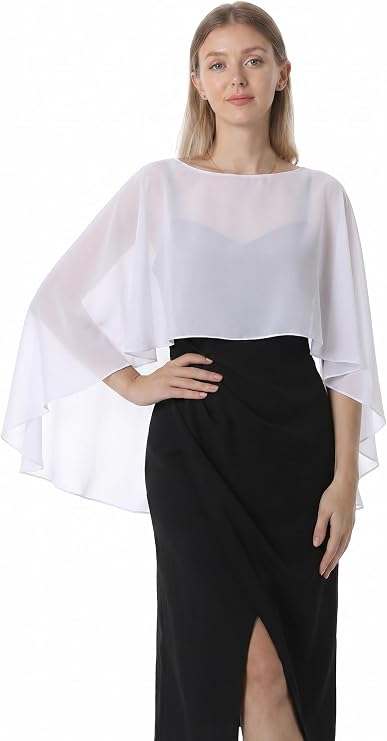 Women's Chiffon Cape001 Pashmina Shawl