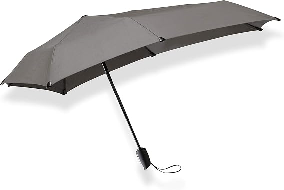 Senz° Mini Automatic Windproof Umbrella, 91 x 91 cm - Silk Grey