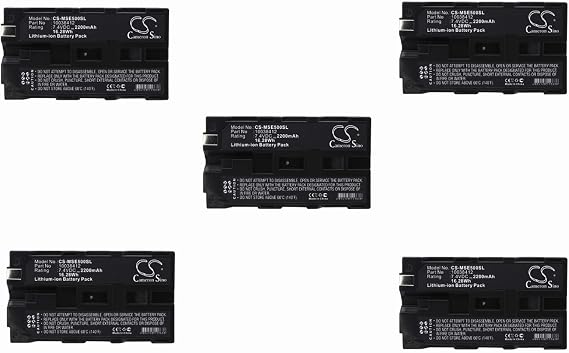(5 Pack) XSP Battery for DALI YRH300 MSA Evolution 5000 Evolution 5200 PN 10038412