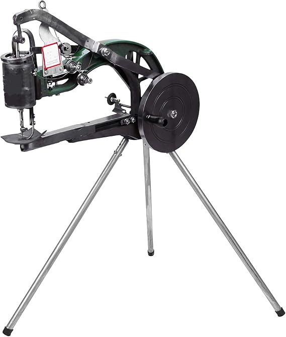 INTSUPERMAI Cobbler Sewing Machine Manual Leather Cobbler Shoe Repair Machine Dual Cotton Nylon Thread with CD Instruction for Shoes Leather Repairing