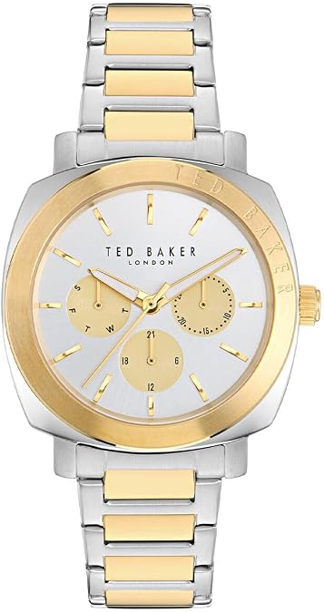 Ted Baker Ladies Stainless Steel Two Tone Gold Bracelet Watch (Model: BKPRBF3029I)