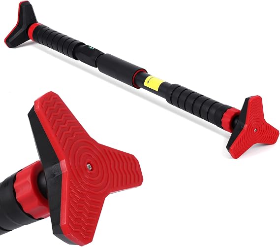 Pull Up Bar for Doorway, Strength Training Pull-up Bars, No Screws, No Installation Required, Max Load 440 LBS Chin Up Bar With Level Meter and Adjustable Width for Home Gym Upper Body Workout