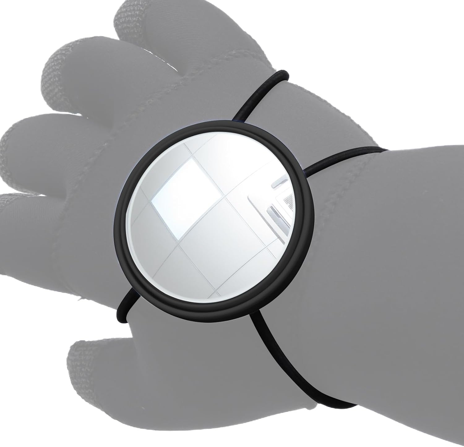 Diving Wrist Mount Mirror,Waterproof Adjustable Convex Mirror Observation Tool - Diver Underwater Inspection - for Drifting Outdoor Sports Cave Dive Survival Swimming