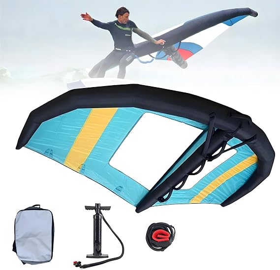 Kitesurfing Inflatable Wing - Handheld Surfing Equipment for Adults, Beginners - Ideal for Water Play and Outdoor Sports