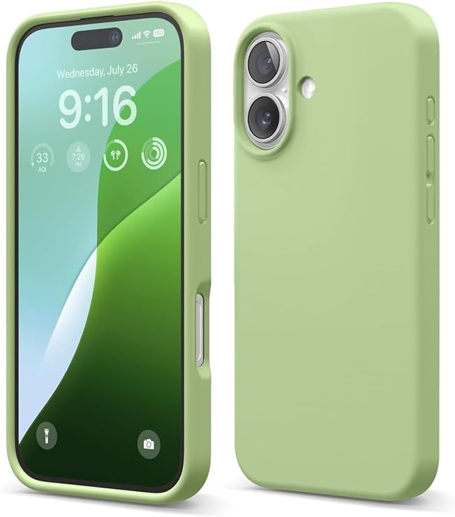 CONSTRAIN - Apple In-Sleeve Velvet Screen and Camera Upgraded Launch Silicone Protective Cover compatible with iPhone 17