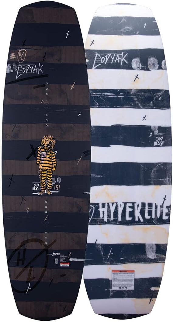 Hyperlite Codyak Mens Wakeboard Black/White 151cm