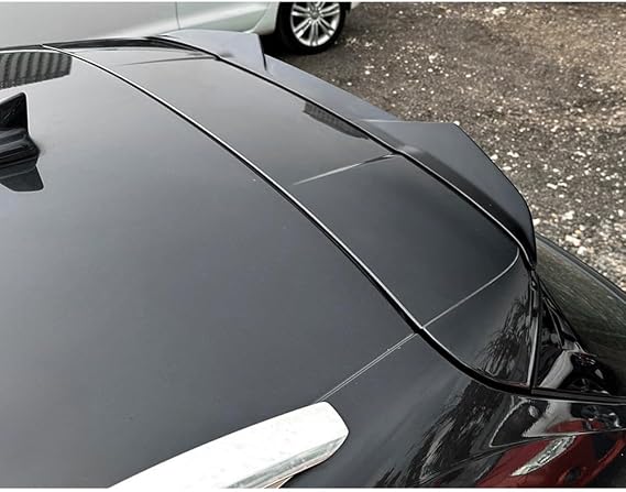 AutoStyle Dachspoiler (Spoilerkappe) kompatibel mit Audi A4 (B9) Avant S-Line/S4 2015-2024 (ABS Schwarz glänzend)