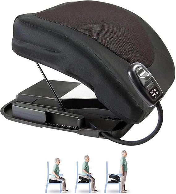 Electric Lifting Chair Cushion, Chair Lift and Sofa Stand Assist, Fully Electric Power Seat, for Easy Lift Assist, Sit to Stand Lift Supports Up to 300 Lbs