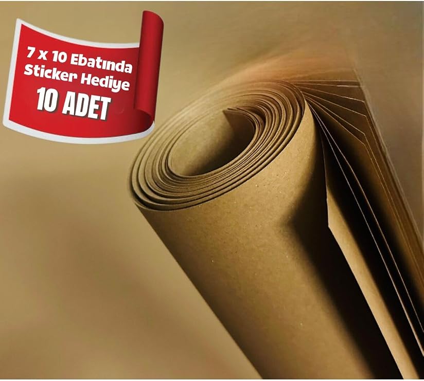 Kraft Kağıt 100x140 cm 90gr 10 Adet Ambalaj, Paketleme, Hediye ve Çeyiz Sarma, Taşıma, Taşınma