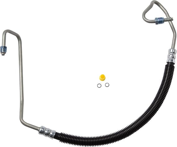 Edelmann 91984 Power Steering Pressure Hose: Replacement for - 2012-00 GM Suburban, Yukon, 04-02 Chev. Avalanche, 00-99 GM Silverado, Sierra; W/Hydroboost, Black