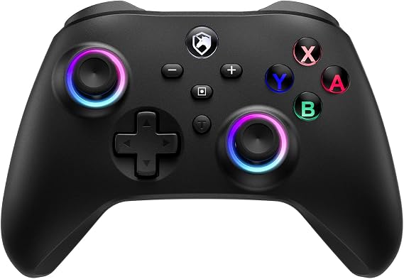 Switch コントローラー 無線/有線 6軸ジャイロ ワイヤレス RGBライト TURBO連射 背面ボタン付き スイッチ コントローラー 4段階振動調整 1000mAhバッテリー 本体スリープ解除 Switch/Switch2/PC/Android/IOSに対応 プロコン ブラック | スイッチ コントローラー 4段階振動調整 1000mAhバッテリー 本体スリープ解除 Switch/Switch2/PC/Android/IOSに対応 プロコン ブラック