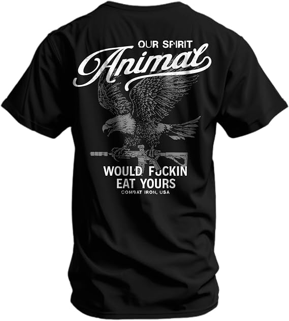 Combat Iron Men's Graphic T-Shirt - Our Spirit Animal