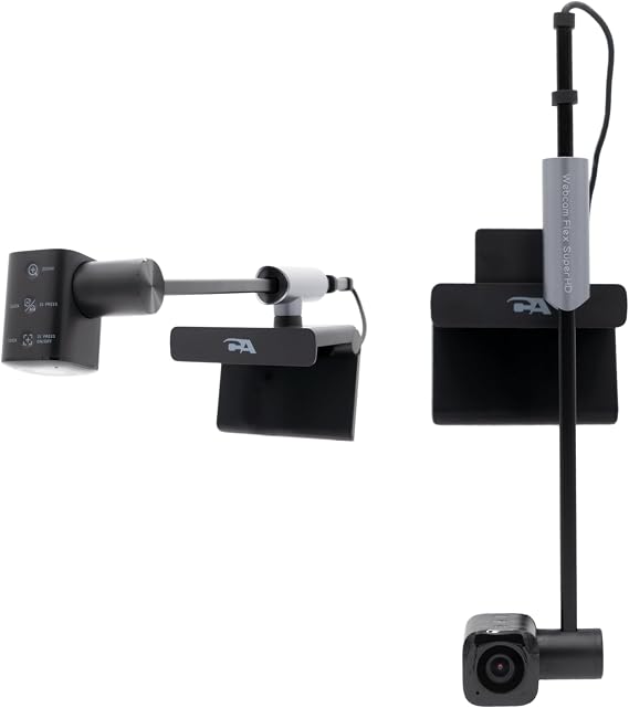 Cyber Acoustics WC-Flex HD Webcam, Center and Table View Mounting Options