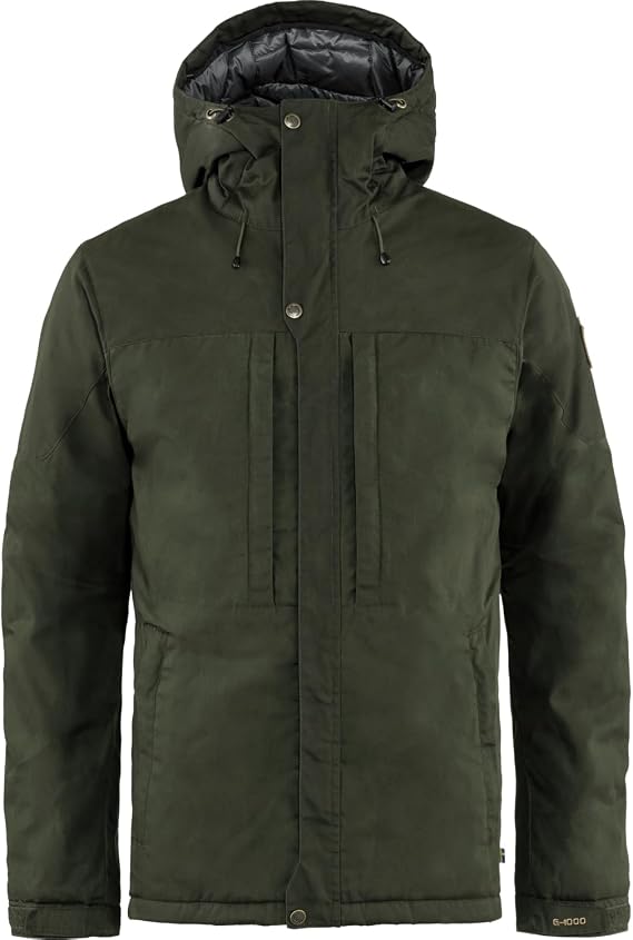 Fjallraven Skogso Padded Jacket Men's Winter Synthetic Insulated Coat, Deep Forest, S