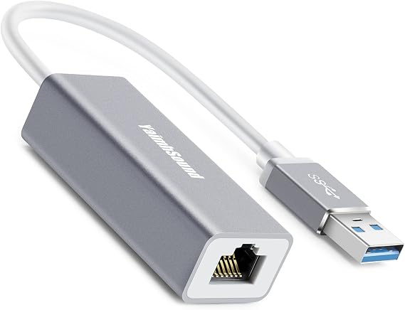 4-Port USB 3.0 Hub and USB Megabit Ethernet Adapter