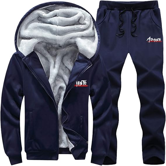 NOFS Trapstar Men's Jogging Suit, Zip Hoodie + Jogging Bottoms Set, Tracksuit, PSG Tracksuit, Winter Jogging Suit, Sports Suit for Men, Running Suit, Sweat Jacket, Jogging, Sports, Gym, Warm
