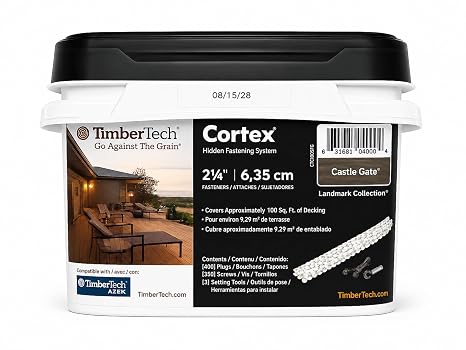TImbertech Collated Cortex Hidden Plug fastner Castlegate (100SQFT)