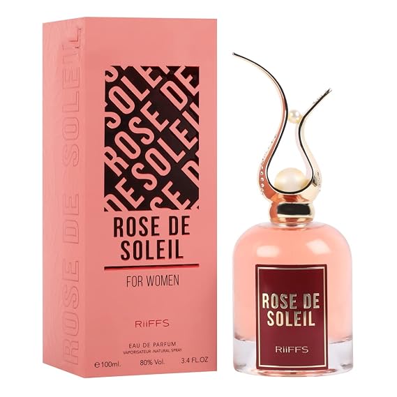 Riiffs Perfumes Rose De Soleil Eau De Parfum Spray for Women, 3.4 Ounce