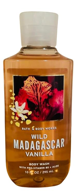 Bath & Body Works Wild Madagascar Vanilla Body Wash 10 Ounces
